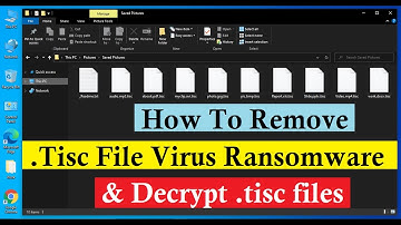 Tisc Virus Ransomware. How To Remove .Tisc Virus. Decrypt Tisc Files. Tisc File Recovery