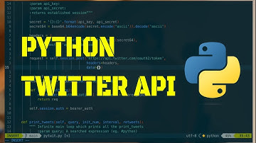 ASMR - Programming Python Twitter API | No Talking
