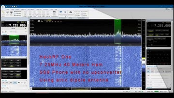 HackRF One SDR  On 40 Meters Ham