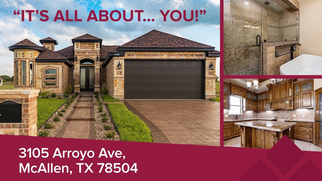 Brand New house in McAllen, TX, 78504 3105 Arroyo Ave, YouTube