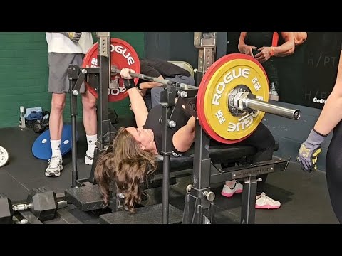 Romy w/ 113kg/249lb bench | Hamstra PT Bench Only Meet - YouTube