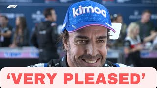 Fernando Alonso Is Very Pleased After Qualifying - F1 Mexico City Grand Prix 2022
