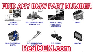 How to find any part number for your BMW - RealOEM Guide