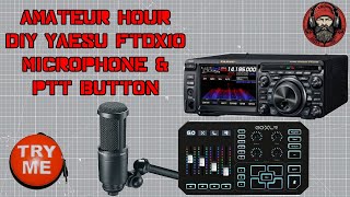 [AMATEUR HOUR] Yaesu FTDx10 DIY Microphone/PTT Adapter