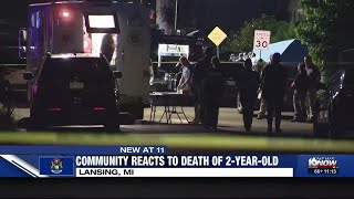 Community mourns death of Michigan 2-year-old