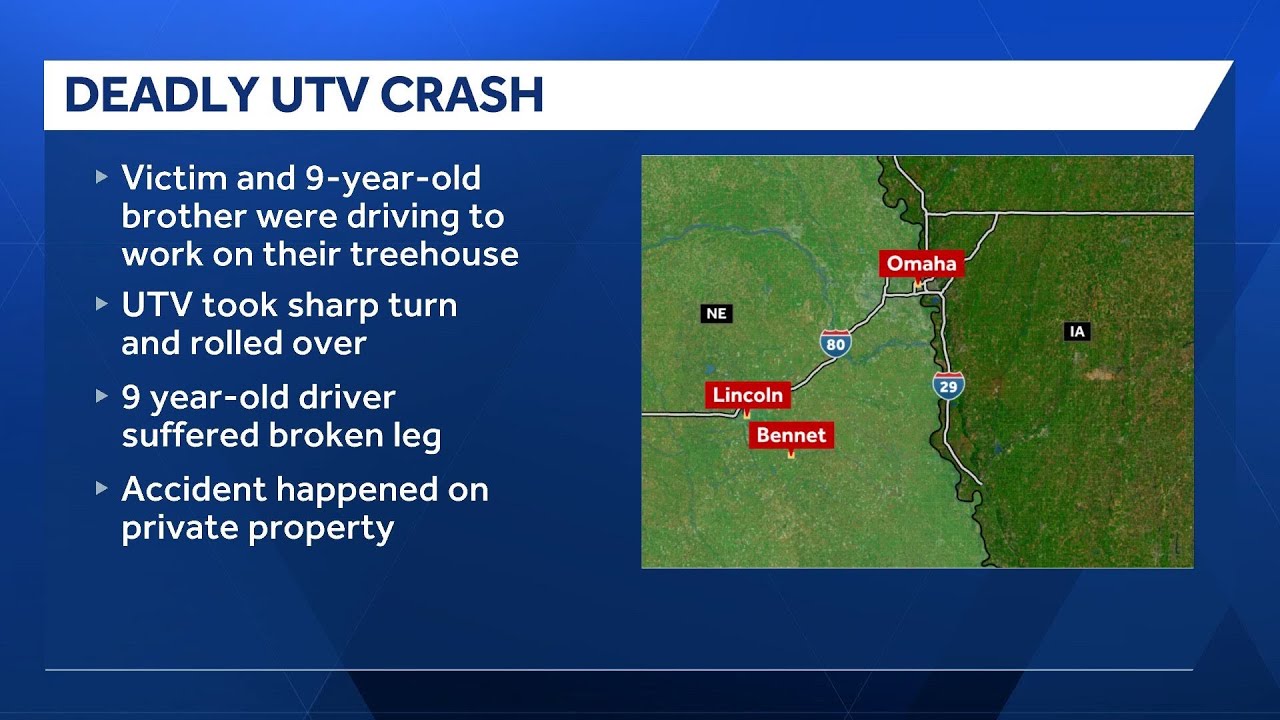 Nebraska child dies in UTV rollover crash - YouTube