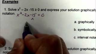 Alg2 c1 7 and c1 8 solving quadratic equations and inequalities