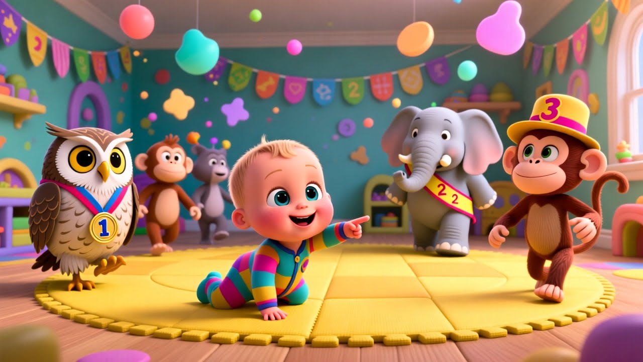 Learn 123 Fun Steps! 🔢👣 | Numbers Song for Kids | Toddler & Preschool Learning Video