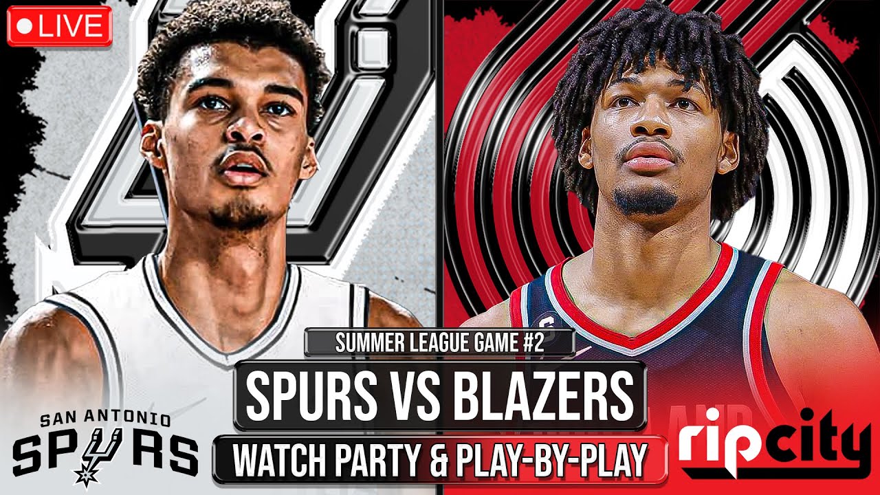 Portland Trail Blazers vs San Antonio Spurs LIVE Part 3 NBA Summer League Stream, Watch Party