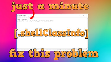 How to Fix Desktop Notepad File Open Auto|| Fix  [.ShellClassInfo] Windows 7|8|10 (Desktop.ini)