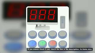 Quiz Answer Game Buzzer System 4 Color States 3 Answer Modes for Classroom Competition Family Games