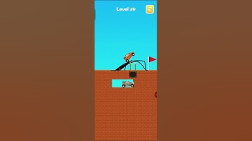 Draw-Bridge-Puzzle game level 3️⃣9️⃣ #shorts #views #game