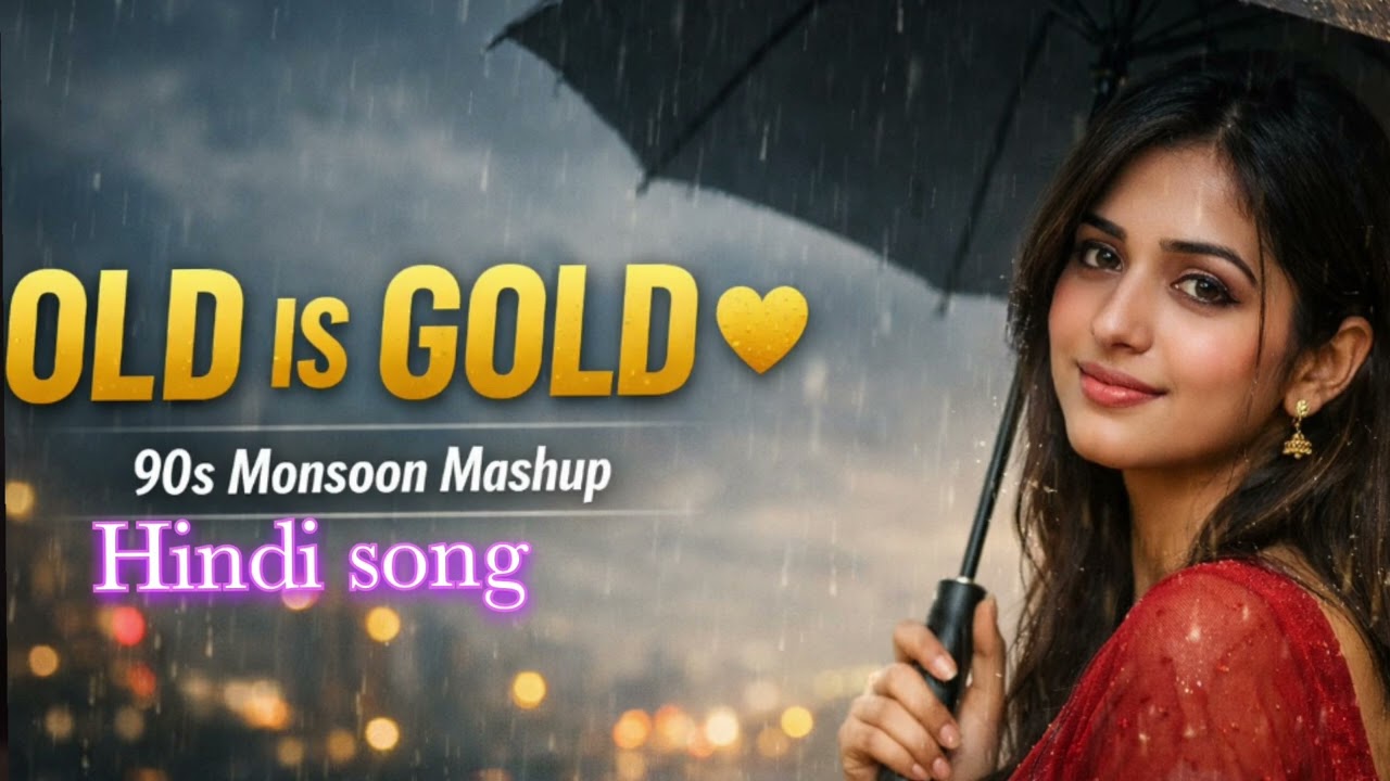 Old Is Gold Song |90s Hits Hindi Songs |90s Monsoon Mashup Song 😍