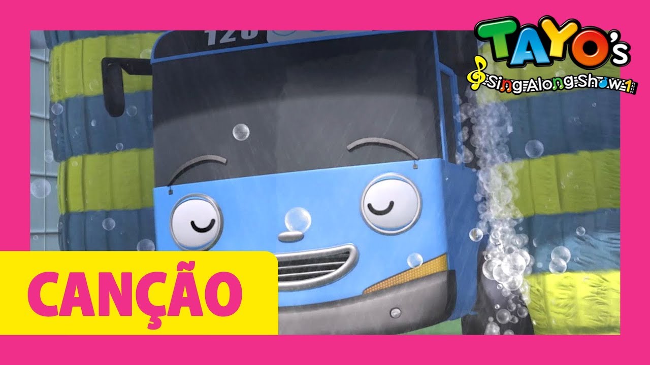 Canção de Ninar Que gostoso se limpar! l Tayo Canção do carro l Tayo O Pequeno Autocarro