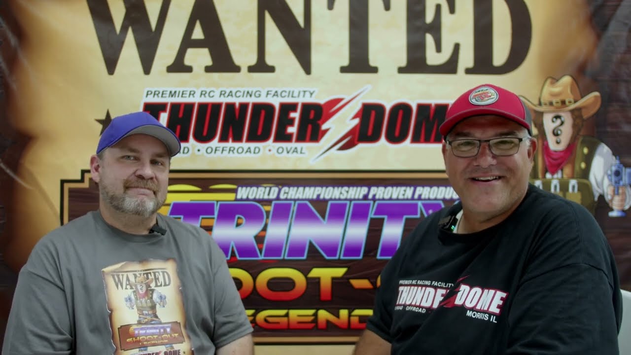2023 Trinity Shoot-Out Carpet On-Road Race Legends Interviews – Josh Cyrul and Scotty Ernst.