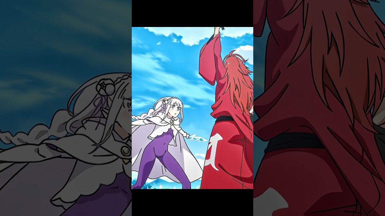 Comment l’épreuve se déroule est hilarante 😂 l Re:Zero l #anime #animeedit #shorts