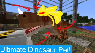 How to get a ultimate pet dinosaur in minecraft! (Minecraft Jurassic Craft mod) screenshot 2