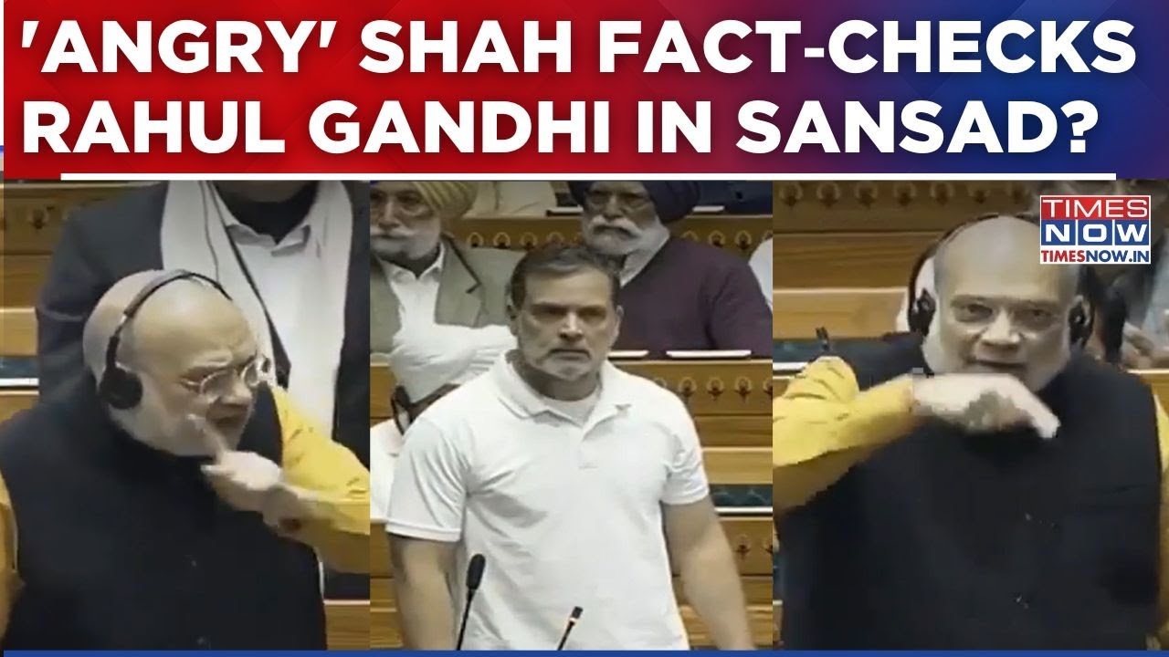 'Fierce' Shah 'Fact Checks' Rahul Gandhi In Parliament? LoP's 'Naravane's Book' Move Backfires?