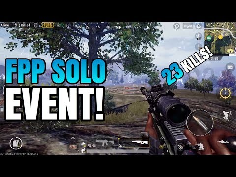 Fpp Solo Event 23 Kills Gameplay Pubg Mobile - in case you didn t know there s an event going on until july 5th for pubg mobile the rules are simple win 5 fpp solo games with 15 kills for your