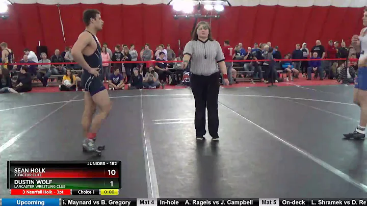 Juniors 182 Dustin Wolf Lancaster Wrestling Club V...