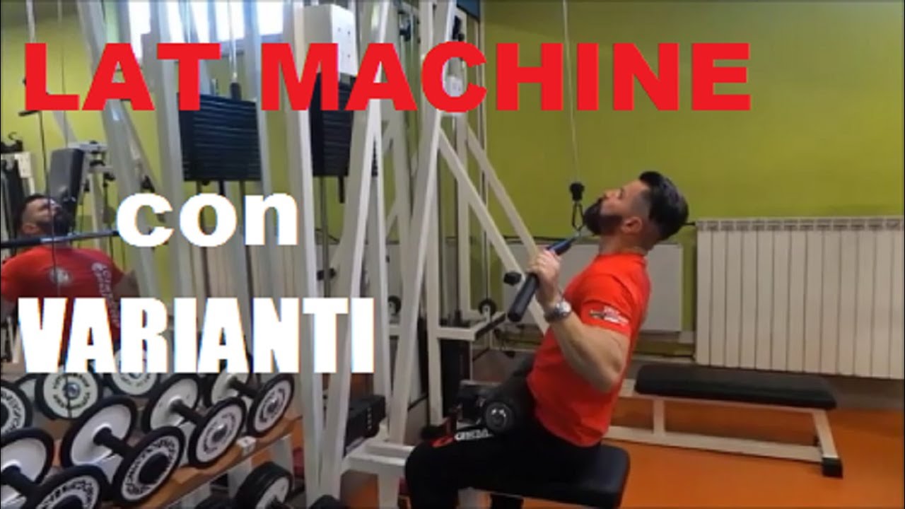 LAT MACHINE AVANTI Grande Dorsale [ Luigi Romanelli ] Come eseguire esercizio in workout
