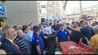 Başkan Tuncel Sevenlerinin Gözyaşlarıyla Uğurlandı