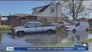 Louisiana families flee to Arkansas seeking help after Hurricane Ida