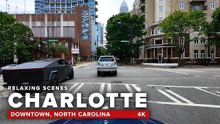 🇺🇸 Charlotte, North Carolina Uptown – Scenic Driving Tour in 4K