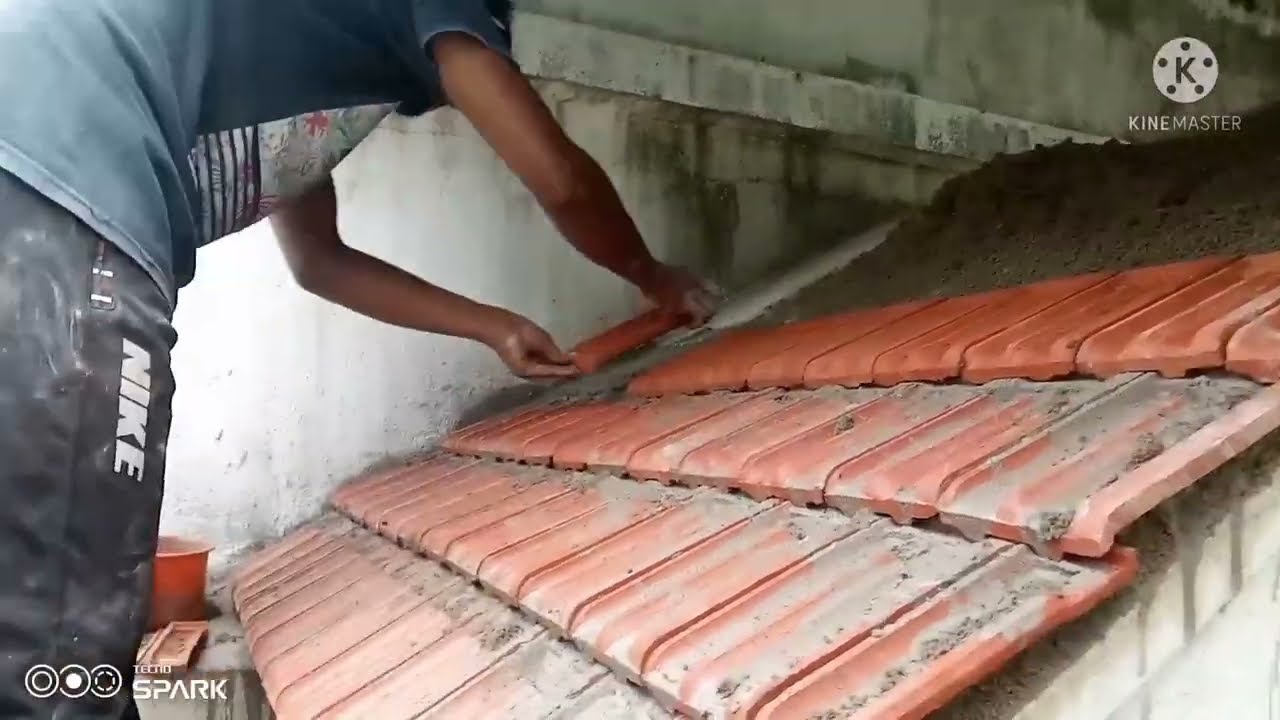Roof tiles installation//Mangalore roofing tiles installation YouTube