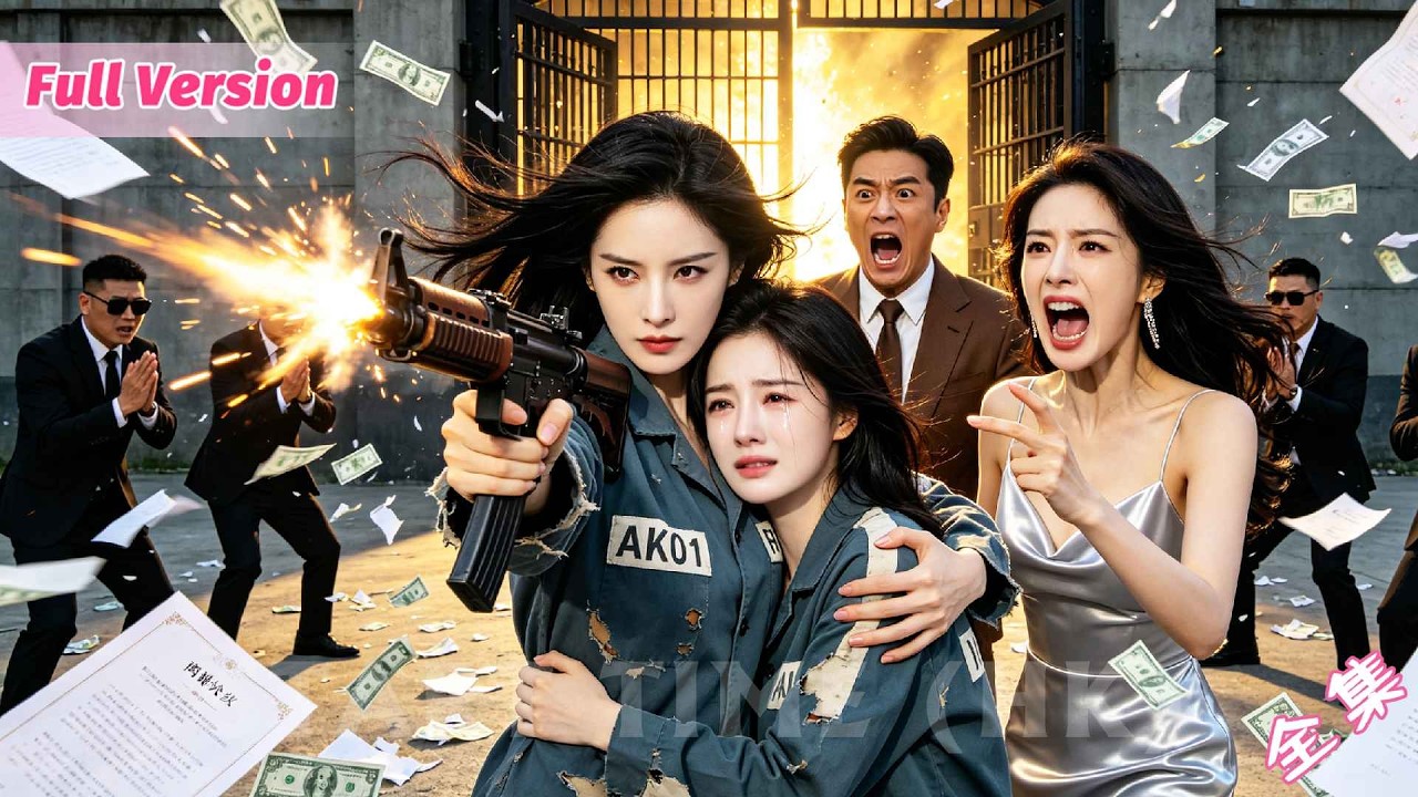 The woman who just got out of prison turned out to be a big boss in the underworld! The first thing he did after getting out of prison was to gather all his men and punish the villain who bullied his daughter! #甜甜追短劇 #drama #chinesedrama #短剧