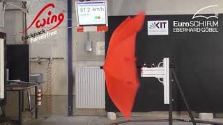 Swing® backpack handsfree Wind tunnel test