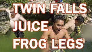 DAY 4 - TWIN FALLS, JUICE, AND FROG LEGS