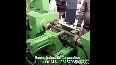 Centering facing machine