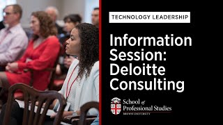 Technology Leadership | Virtual Information Session: Deloitte | August 14, 2025