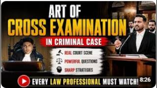 Art of Cross Examination in Criminal Cases | Courtroom Strategy Every Lawyer Must Learn #lawpramarsh