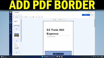 How To Add Border in PDF File