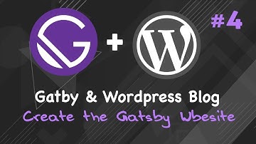#4 Create the the Gatsby project by using gatsby cli