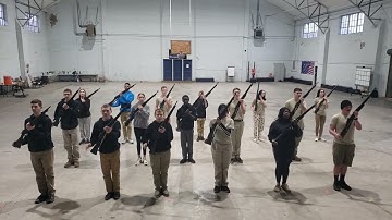 Franklin County Bulldog drill team 15 count manual arms.