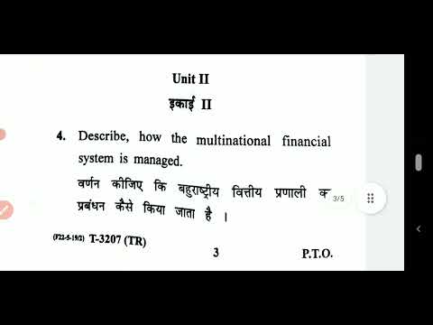 international finance 2022 question paper mcom  gurugram university | previous year question paper