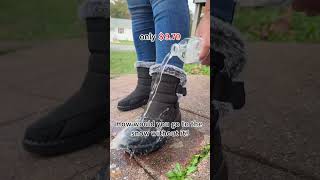 Adjustable Velcro Ankle Snow Boots  viralshoes trendyshoes womenboots