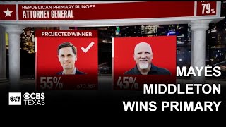 Mayes Middleton wins GOP primary for Texas Attorney General