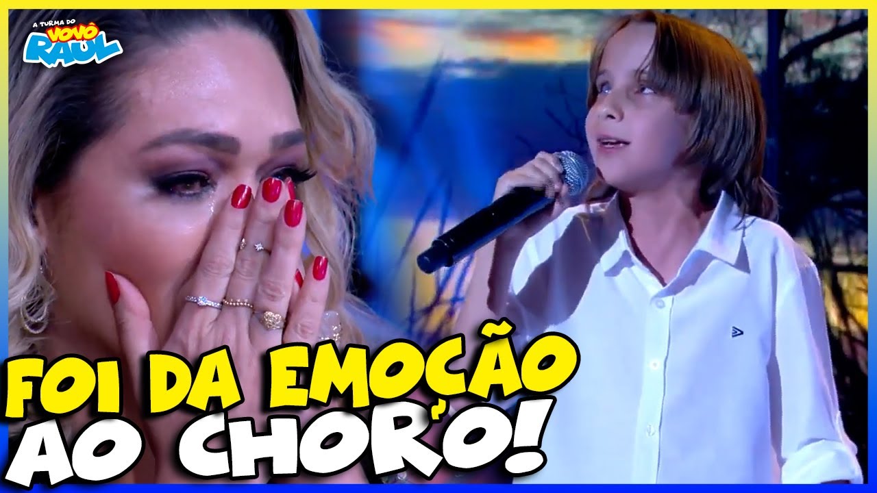 DEFICIENTE VISUAL SAULO HOLZ EMOCIONA E FAZ OS JURADOS CHORAREM | VOVÔ RAUL GIL