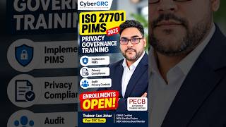 ISO 27701:2025 PIMS Training | Privacy Governance Course #Shorts ISO 27701:2025 PIMS Training | Privacy Governance Course #Shorts