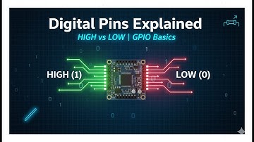 Digital Pins Explained: HIGH vs LOW, Logic Levels & GPIO Basics