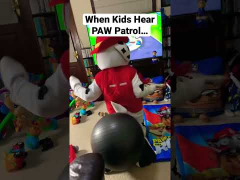 When Kids Hear PAW Patrol 🤣😂 #shorts #pawpatrol #kids