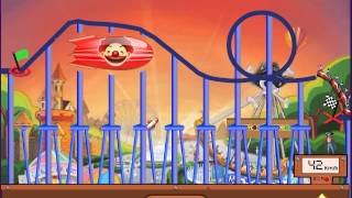 Rollercoaster Creator GOLD STARS IN ALL LEVELS actualized