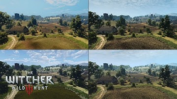 The Witcher 3 | Vanilla vs IL 2.0 vs PLM Ultimate 7.0 vs Lexicon | Lighting Mods Comparison Showcase