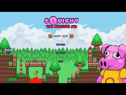 Squishy the Suicidal Pig прохождение №1