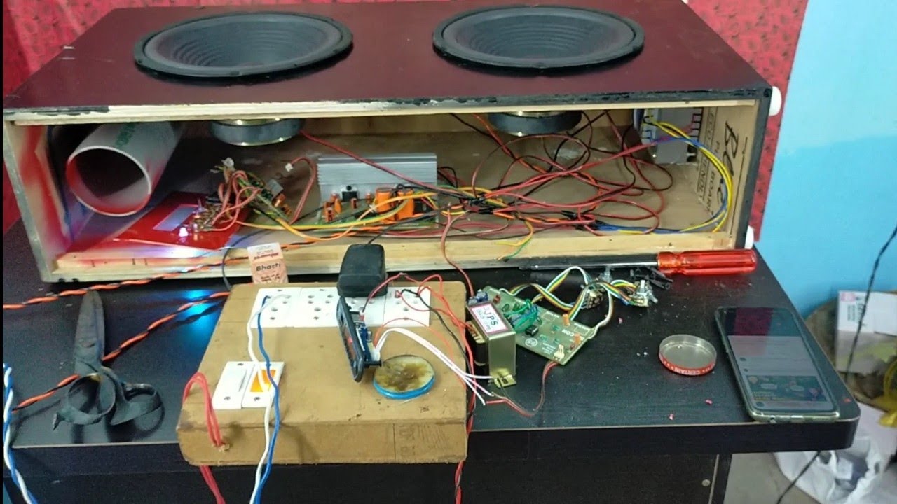 New Bass Treble kit testing In Tower Home theater || technical shyam