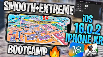 IPHONE XR iOS 16.0.2 BGMI/PUBG BOOTCAMP TEST WITH FPS METER 2022🔥•BGMI FPS,BATTERY,HEATING,LAG TEST